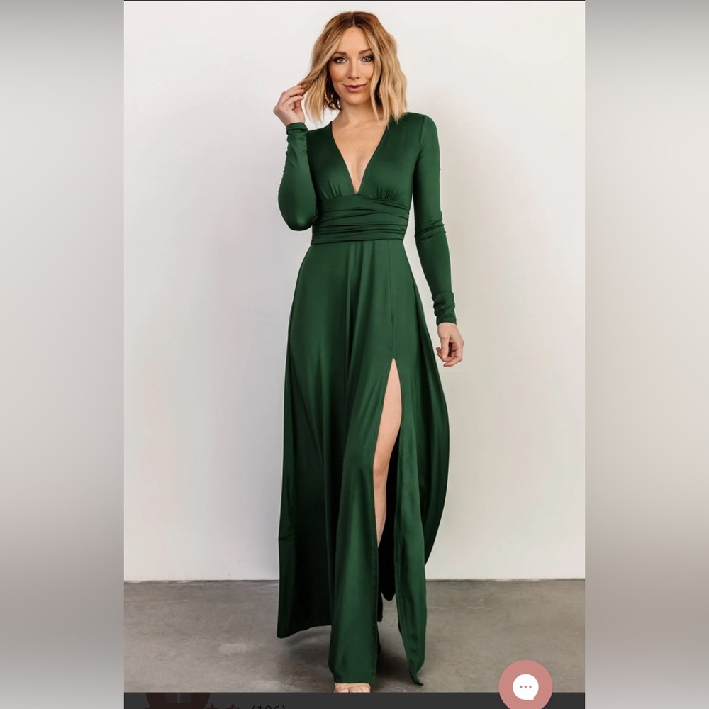 NWT Baltic Born Arianna Maxi.   Size 1X.   Beautiful hunter green.